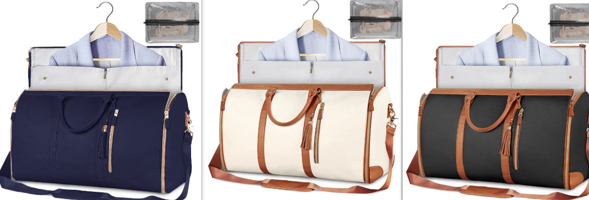 Women's Large Capacity Waterproof Travel Duffle Bag – Foldable Weekender Tote | Sarah Express