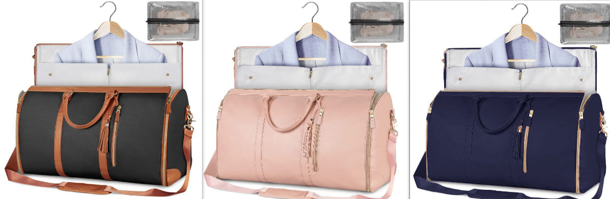Women's Large Capacity Waterproof Travel Duffle Bag – Foldable Weekender Tote | Sarah Express