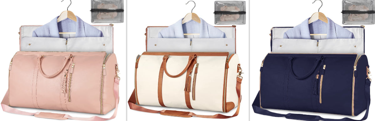 Women's Large Capacity Waterproof Travel Duffle Bag – Foldable Weekender Tote | Sarah Express