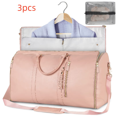 Women's Large Capacity Waterproof Travel Duffle Bag – Foldable Weekender Tote | Sarah Express