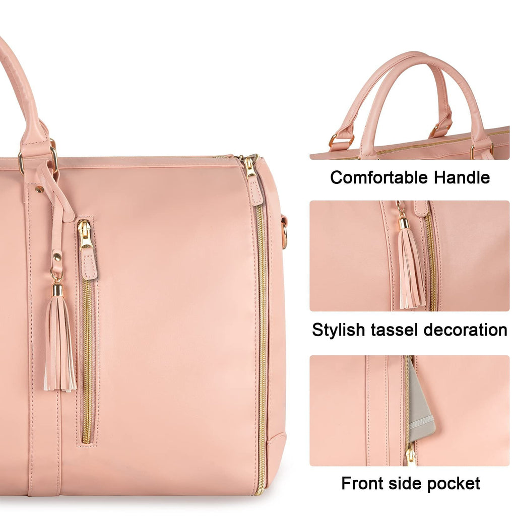 Women's Large Capacity Waterproof Travel Duffle Bag – Foldable Weekender Tote | Sarah Express