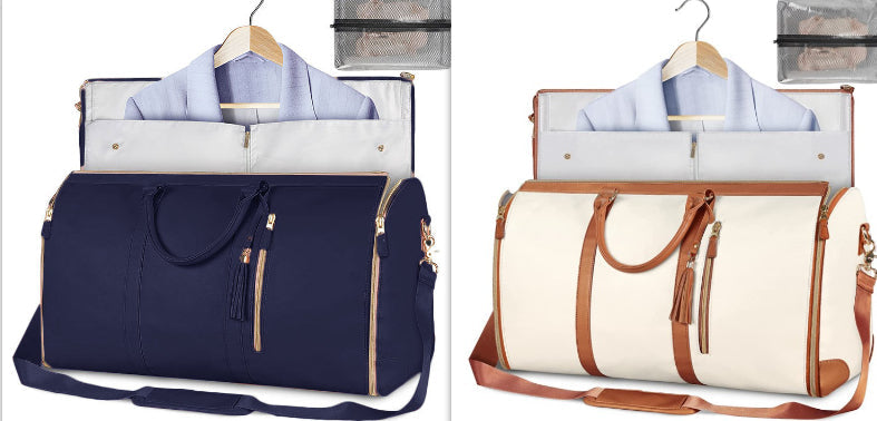 Women's Large Capacity Waterproof Travel Duffle Bag – Foldable Weekender Tote | Sarah Express