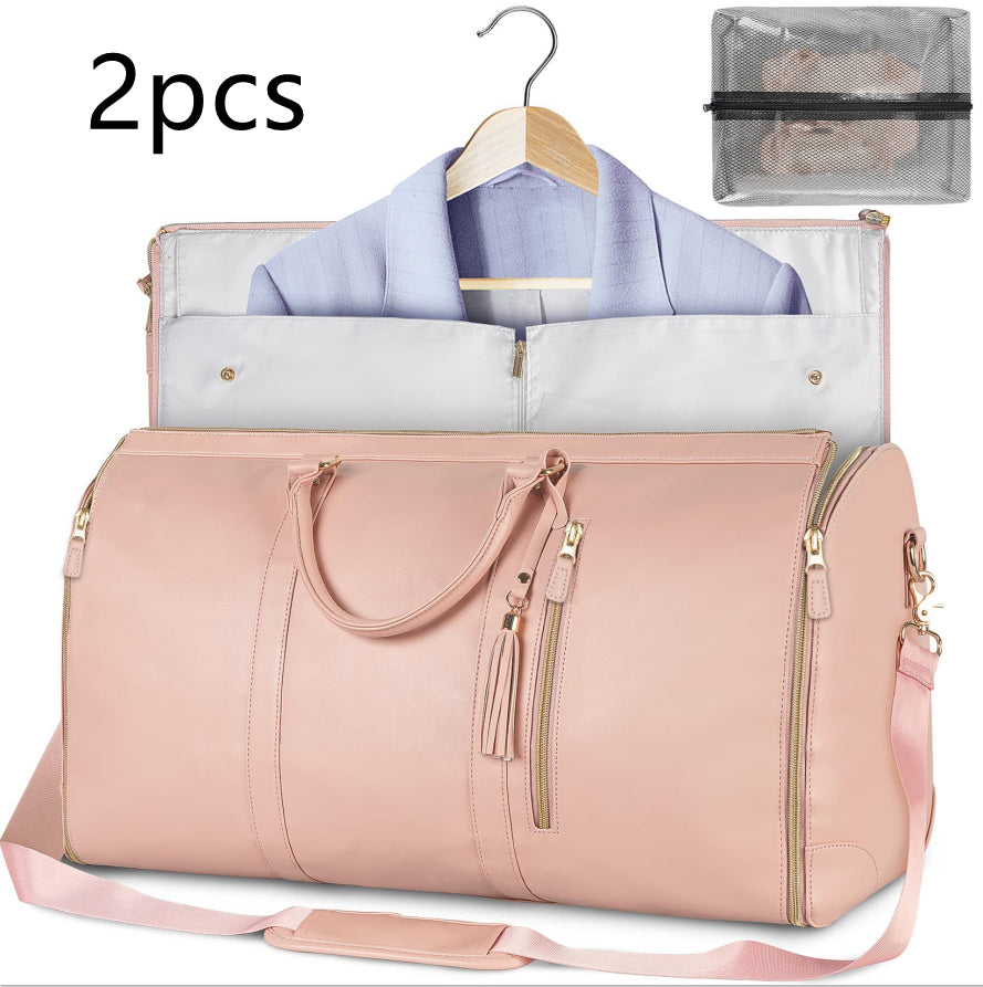 Women's Large Capacity Waterproof Travel Duffle Bag – Foldable Weekender Tote | Sarah Express