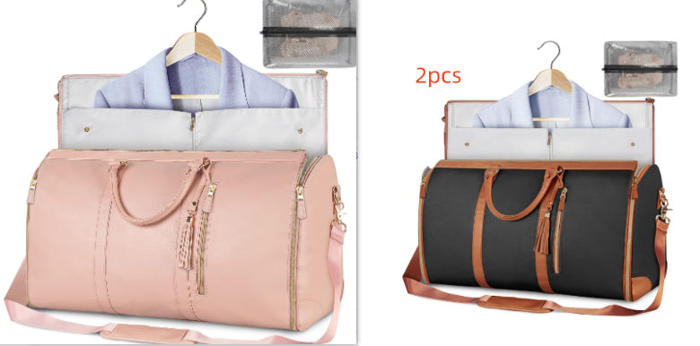 Women's Large Capacity Waterproof Travel Duffle Bag – Foldable Weekender Tote | Sarah Express