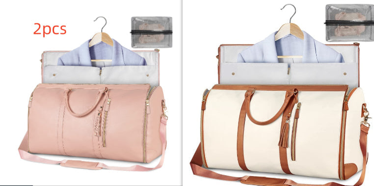 Women's Large Capacity Waterproof Travel Duffle Bag – Foldable Weekender Tote | Sarah Express