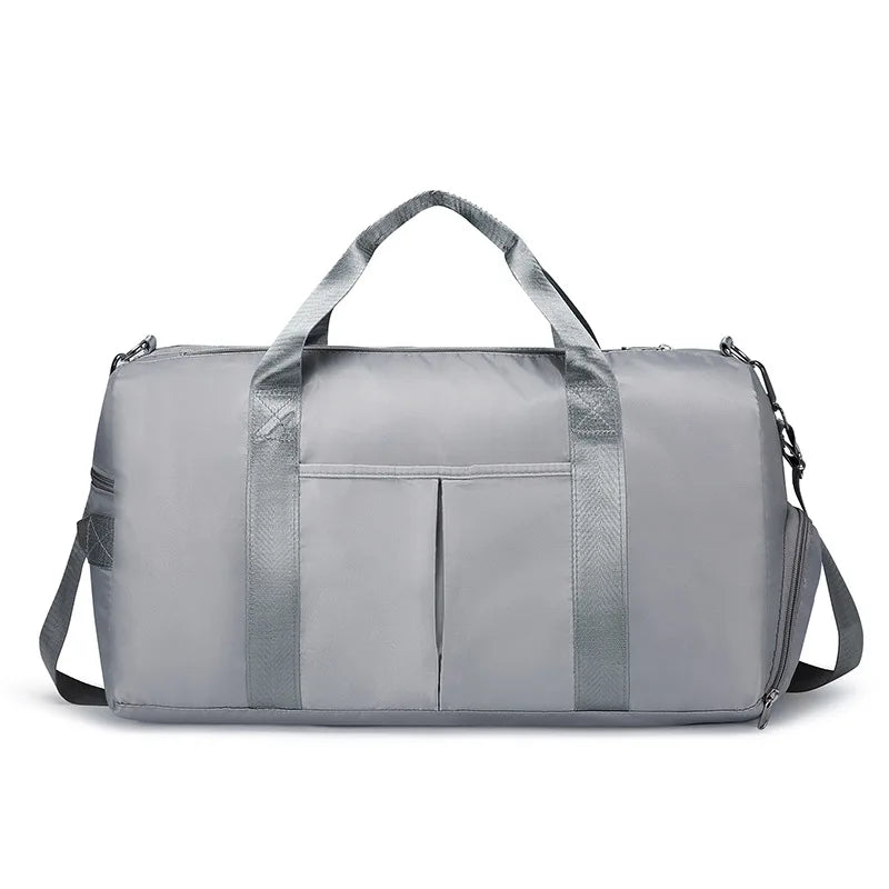 Waterproof Gym and Travel Bag with Dry-Wet Separation — Large Capacity Yoga Duffle for Women and Men