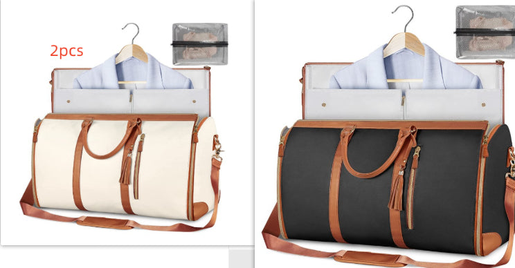 Women's Large Capacity Waterproof Travel Duffle Bag – Foldable Weekender Tote | Sarah Express