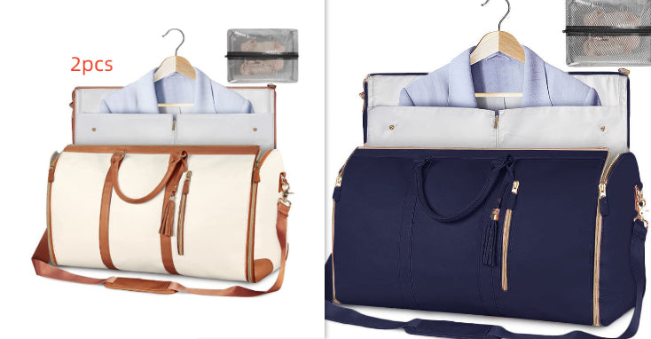 Women's Large Capacity Waterproof Travel Duffle Bag – Foldable Weekender Tote | Sarah Express