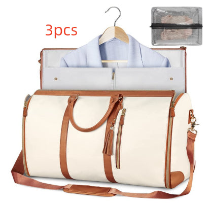 Women's Large Capacity Waterproof Travel Duffle Bag – Foldable Weekender Tote | Sarah Express