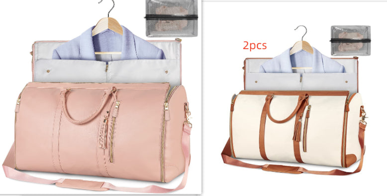 Women's Large Capacity Waterproof Travel Duffle Bag – Foldable Weekender Tote | Sarah Express