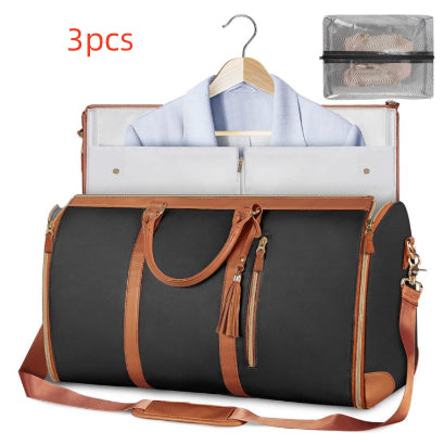 Women's Large Capacity Waterproof Travel Duffle Bag – Foldable Weekender Tote | Sarah Express