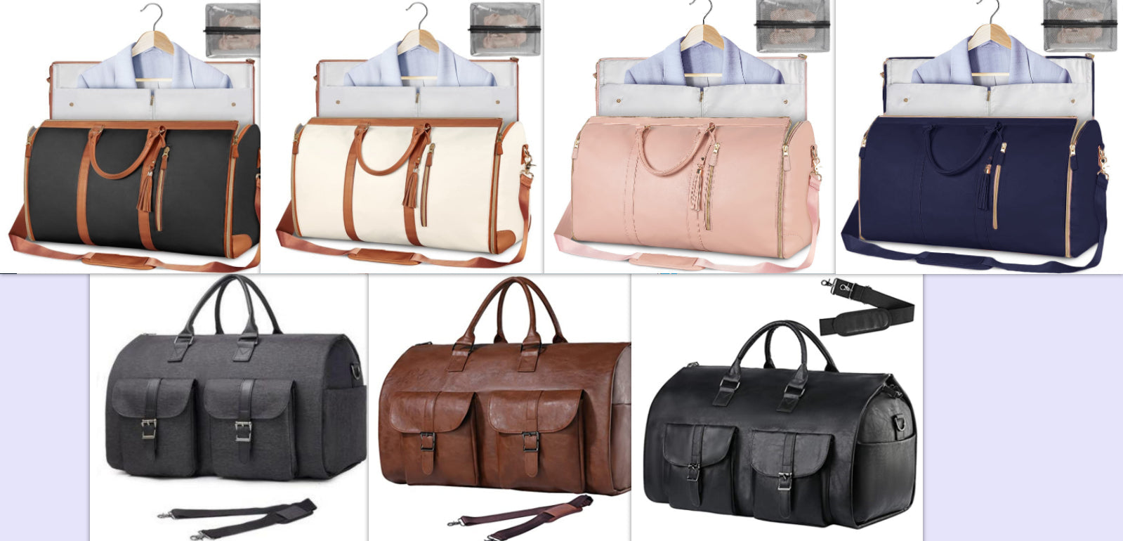 Women's Large Capacity Waterproof Travel Duffle Bag – Foldable Weekender Tote | Sarah Express
