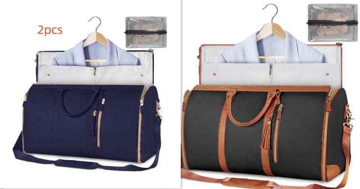 Women's Large Capacity Waterproof Travel Duffle Bag – Foldable Weekender Tote | Sarah Express