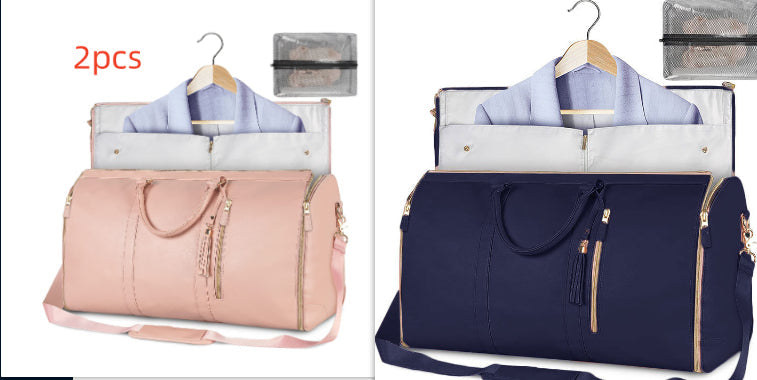 Women's Large Capacity Waterproof Travel Duffle Bag – Foldable Weekender Tote | Sarah Express