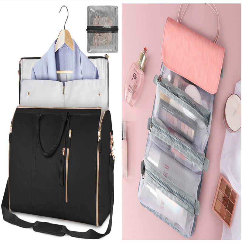 Women's Large Capacity Waterproof Travel Duffle Bag – Foldable Weekender Tote | Sarah Express